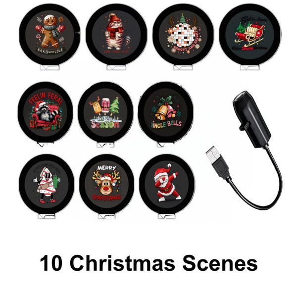 MerryGlow™ HD Weihnachtsprojektor – Festliche Weihnachtsstimmung in Sekunden