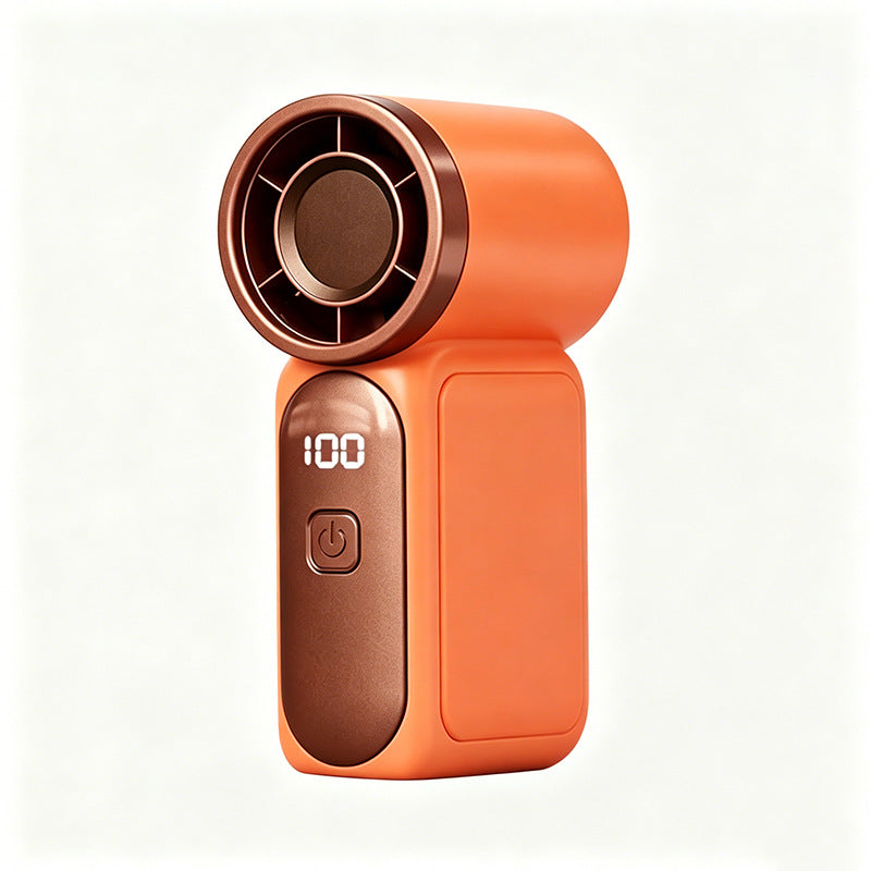 TurboBreeze™ | Mini-Handventilator mit LED-Anzeige & 5 Turbostufen ⭐