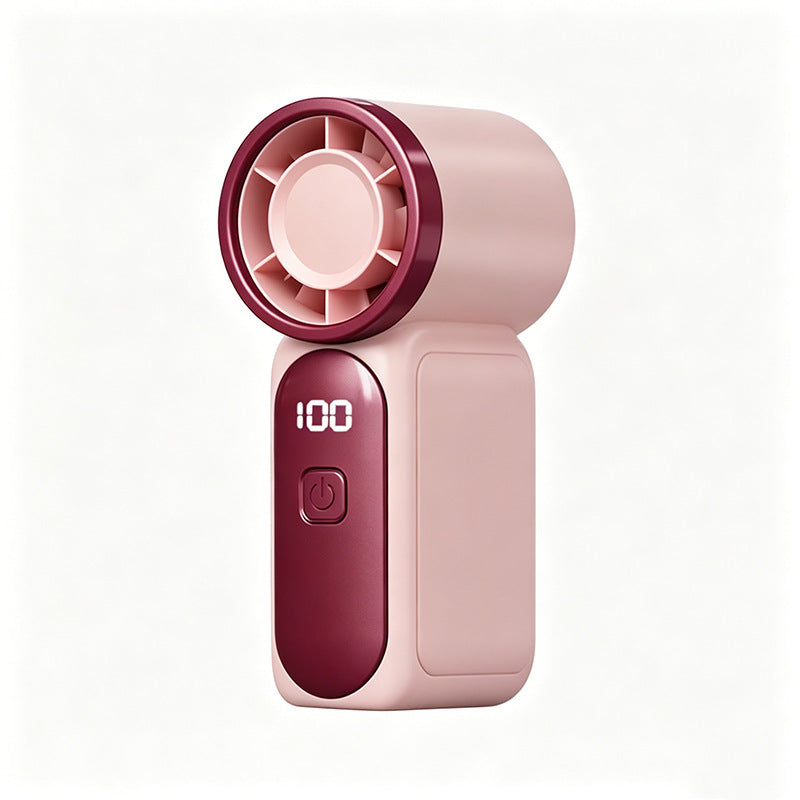 TurboBreeze™ | Mini-Handventilator mit LED-Anzeige & 5 Turbostufen ⭐