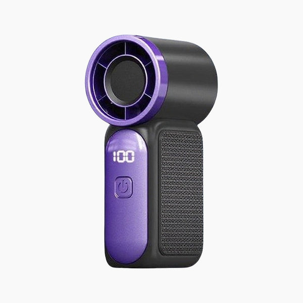TurboBreeze™ | Mini-Handventilator mit LED-Anzeige & 5 Turbostufen ⭐