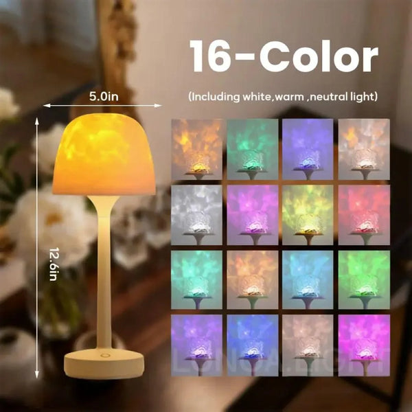 AuroLume™ 16-Farben-Wellenlampe | Magische Lichtstimmung für dein Zuhause