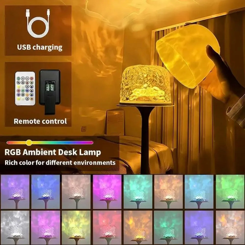 AuroLume™ 16-Farben-Wellenlampe | Magische Lichtstimmung für dein Zuhause