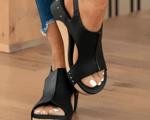 50% RABATT || Luisa™ - Neue orthopädische Keilsandalen