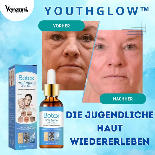 LETZTER TAG 1+1 GRATIS | YouthGlow™ | Botox Antialterung Serum