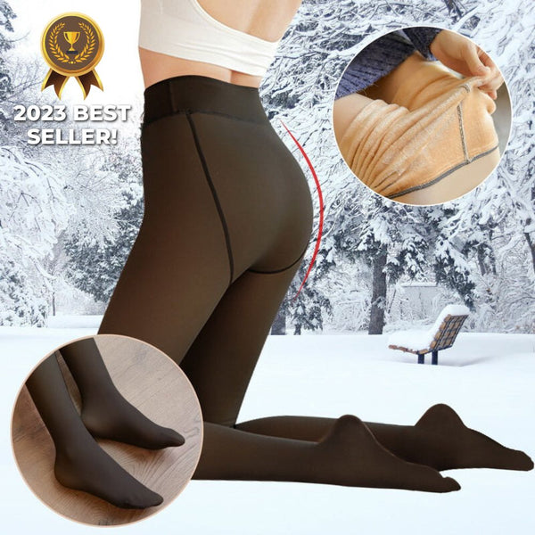 1+1 GRATIS | FleecePanty - Warme Superstretch Plüschstrumpfhose [Letzter Tag Rabatt]