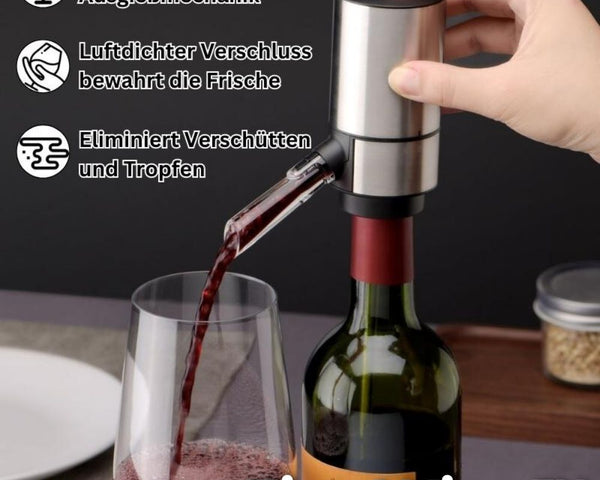 50% RABATT | FineWine - Elektrischer Weinbelüfter Ausgießer Spender [Letzter Tag Rabatt]