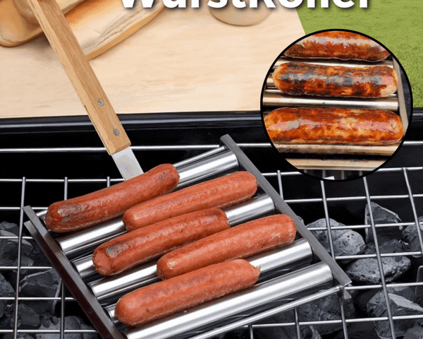 50% RABATT | WurstRoller - Edelstahl-Grill-Würstchen-Rolle [Letzter Tag Rabatt]