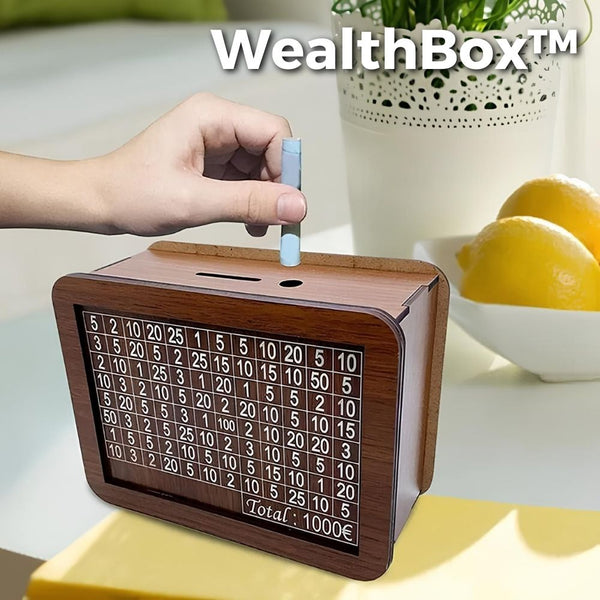 50% Rabatt | WealthBox™ | Spardose aus Holz [Letzter Tag Rabatt]