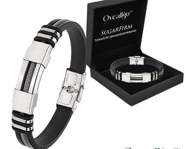 SugarFirm TitanION Handgelenkband  Magnetisches Armband für Balance & Energie