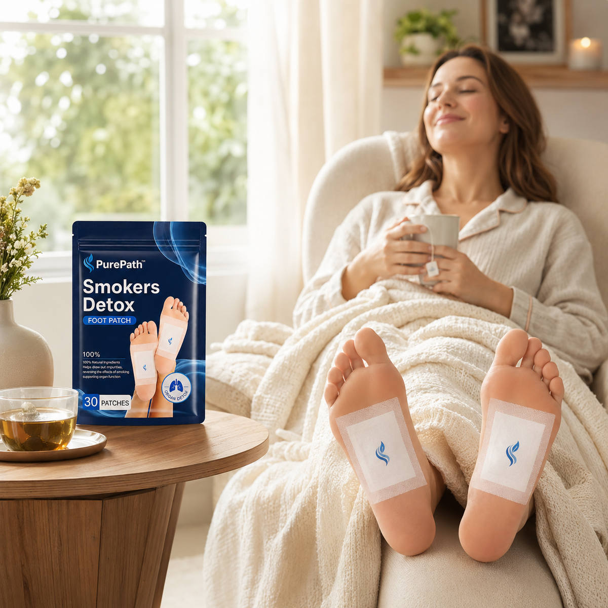 Solevia™ Detox-Fußpflaster – Entspannende Nachtpflege für ein frisches Morgenritual