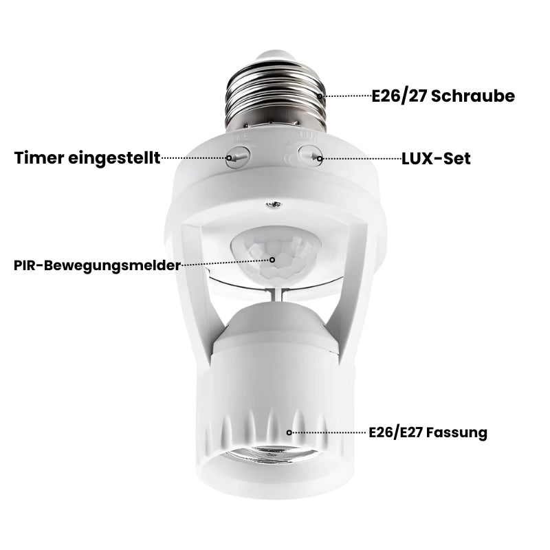 1+1 GRATIS | LumiMotion - Sensor-Adapter mit Bewegungserkennung [Letzter Tag Rabatt]