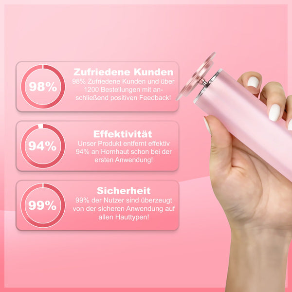 SamtFerse  | Elektrischer Hornhautentferner für Seidig-glatte Füße