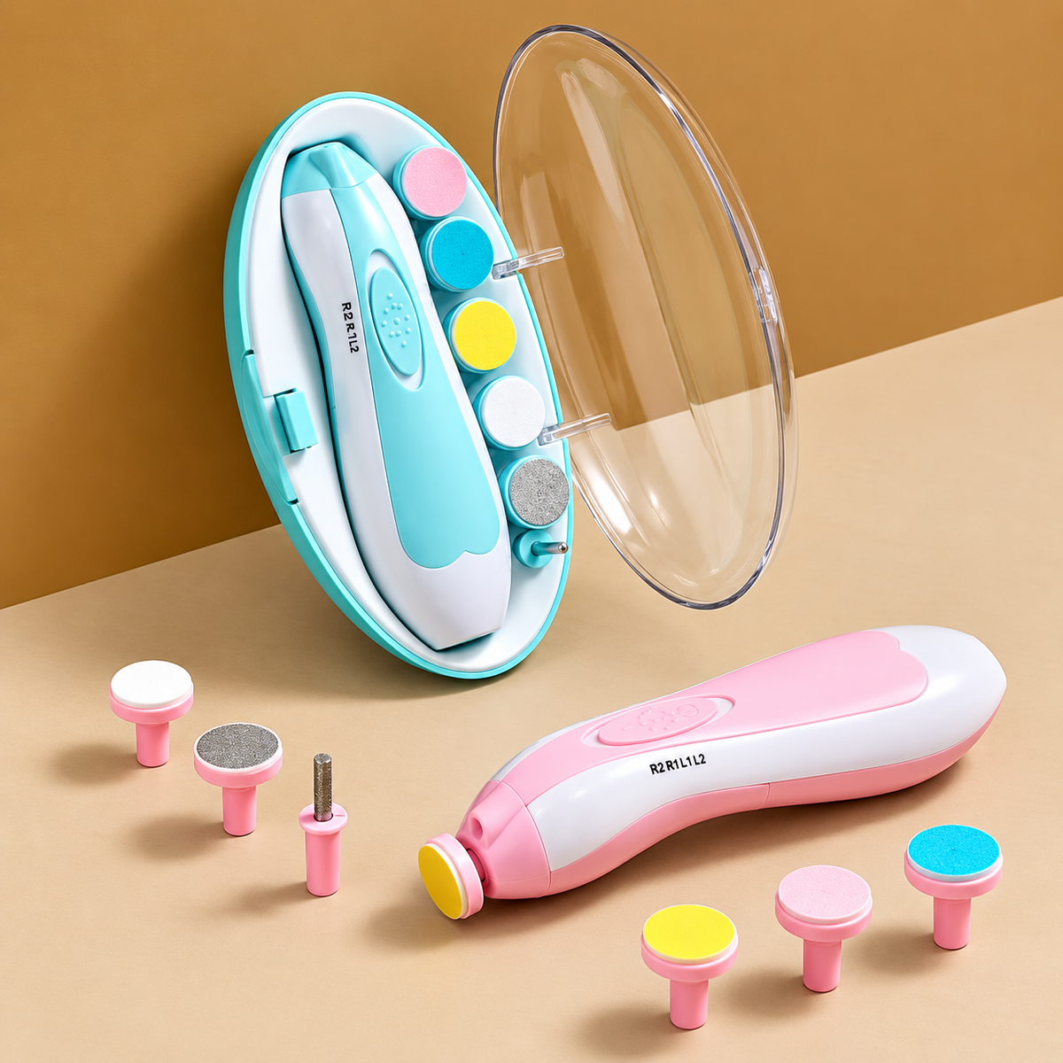 Nuvella™ 5-in-1 Elektrischer Baby-Nageltrimmer | Sanfte & sichere Nagelpflege
