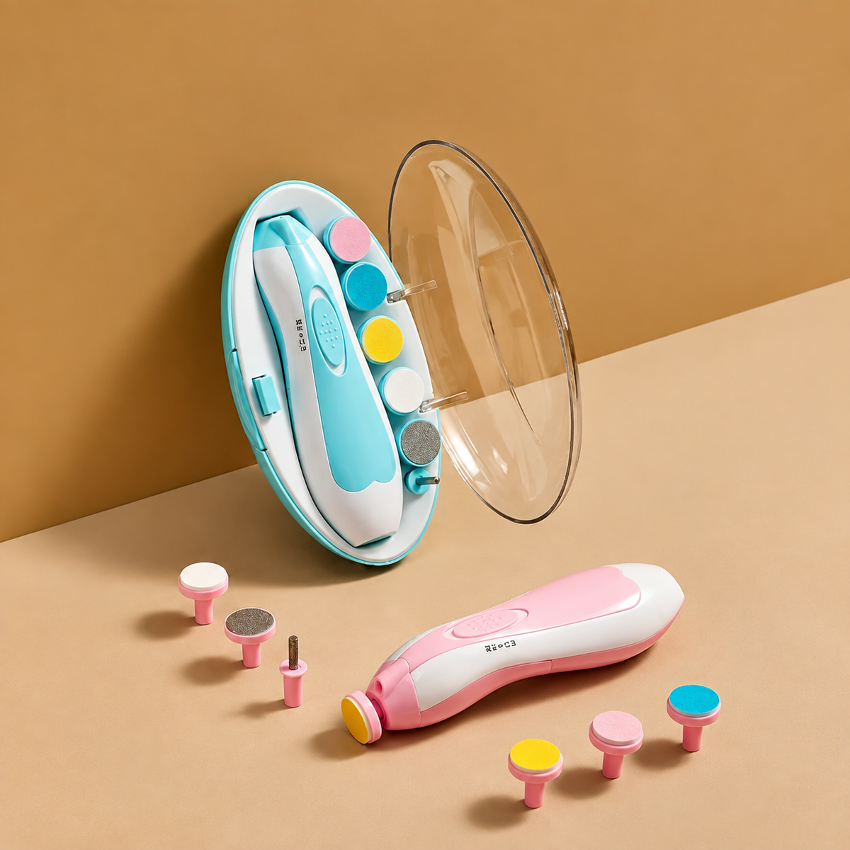 Nuvella™ 5-in-1 Elektrischer Baby-Nageltrimmer | Sanfte & sichere Nagelpflege