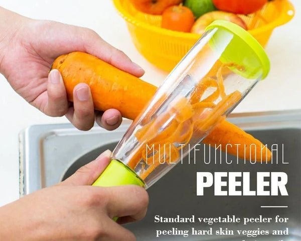 ProPeel™ - Multifunktioneller Aufbewahrungs- und Schäler für Ihre Küche