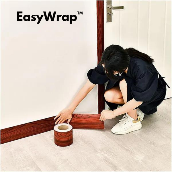 EasyWrap™ - Selbstklebende Sockelleisten für Wände – Einfach zu Befestigen & Modernisieren