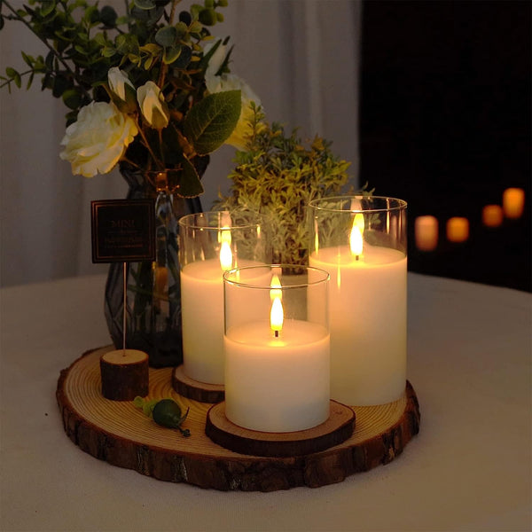 Flickora™ Flameless Kerzen Set | Realistischer Flammeneffekt & gemütliches LED-Licht