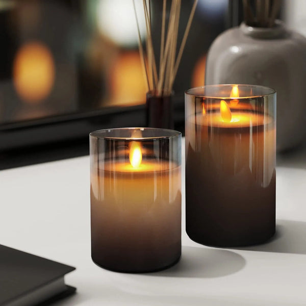 Flickora™ Flameless Kerzen Set | Realistischer Flammeneffekt & gemütliches LED-Licht