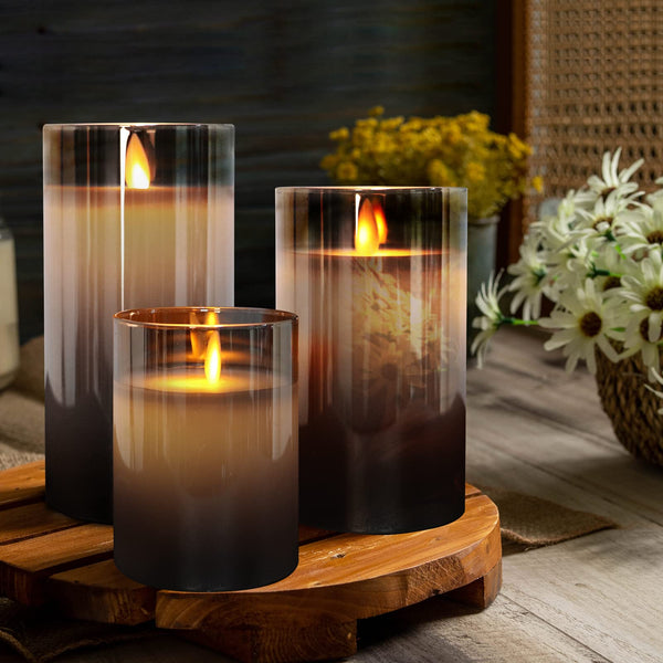 Flickora™ Flameless Kerzen Set | Realistischer Flammeneffekt & gemütliches LED-Licht