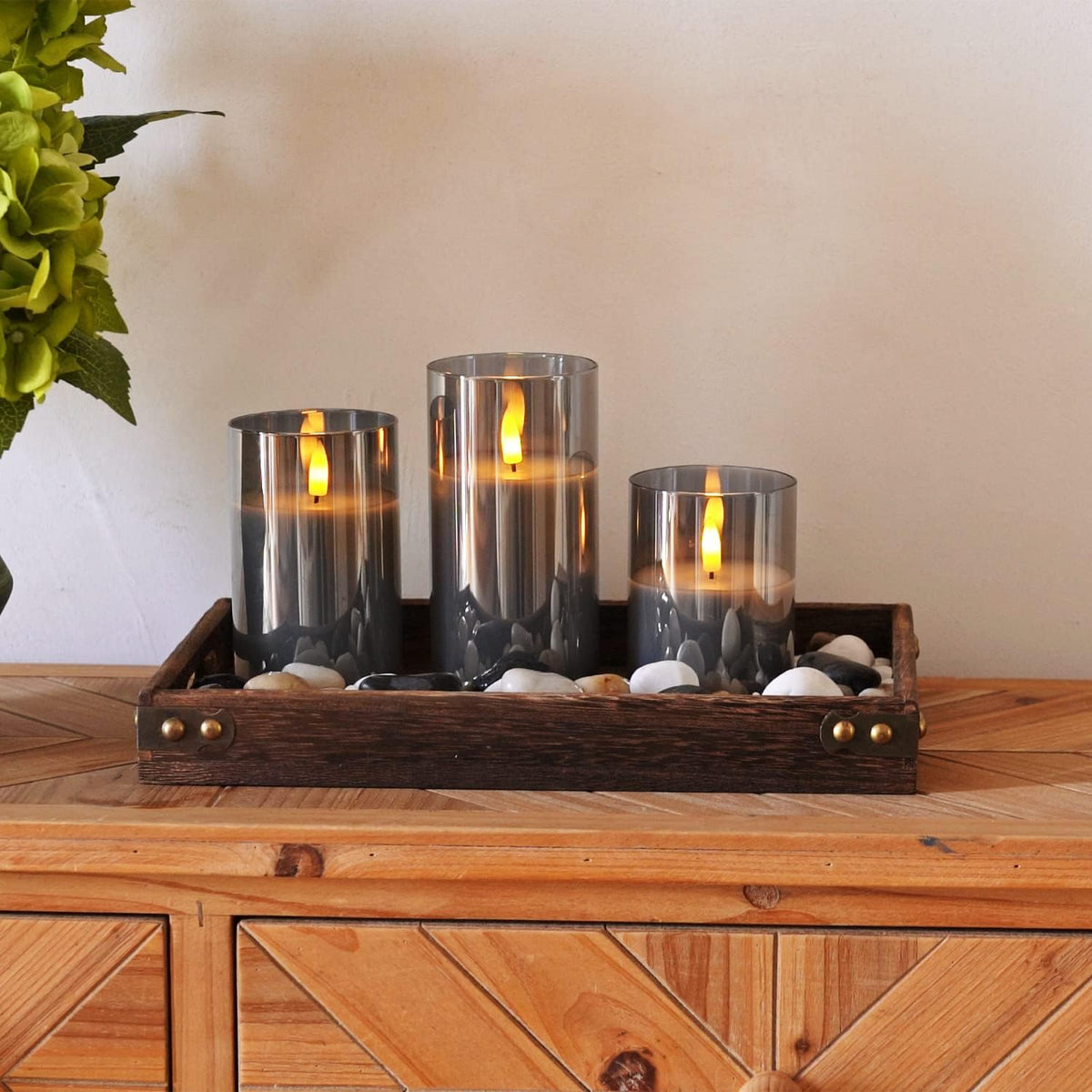 Flickora™ Flameless Kerzen Set | Realistischer Flammeneffekt & gemütliches LED-Licht