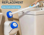 Cleanova™ Einweg-Toilettenbürste | Hygienische Reinigung mit Wechselköpfen