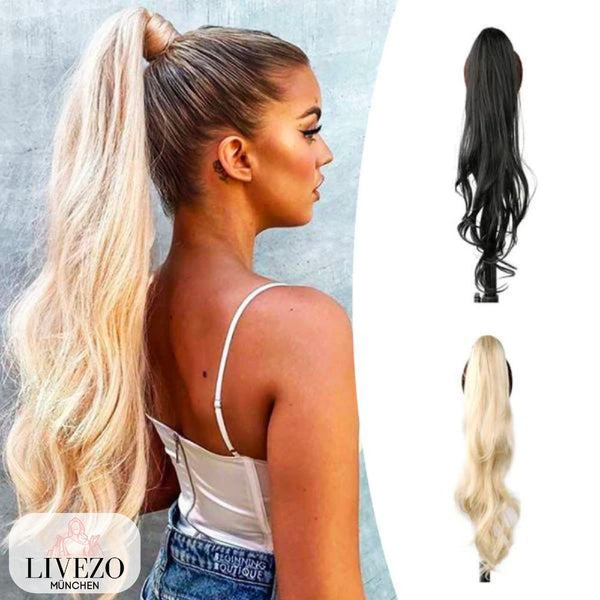 PonyLux™ Verleihe deinem Look mit diesem eleganten Pferdeschwanz ein stilvolles Upgrade