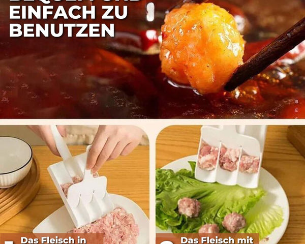 1+1 GRATIS | MeatballMaster - Fleischbällchen in Sekundenschnelle zubereiten! [Letzter Tag Rabatt]