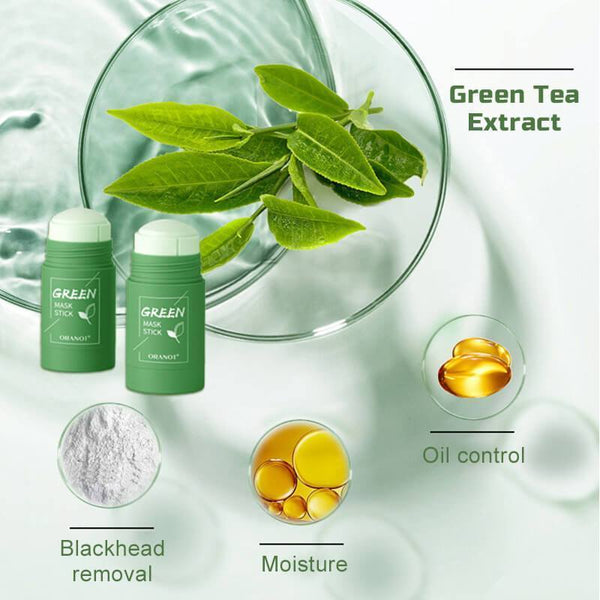 1+1 Gratis | BioBalance Mask™ | Grüner Tee Tiefenreinigungsmaske🍃