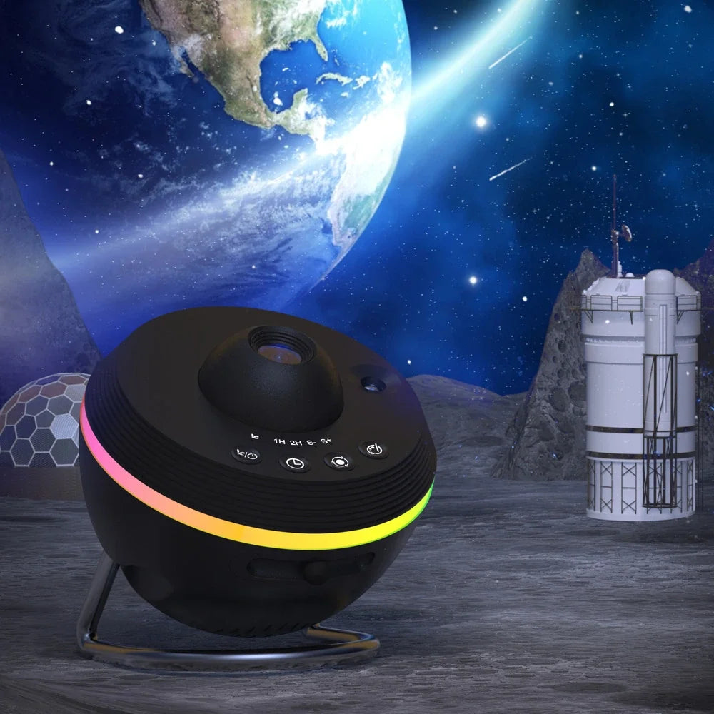 CosmiGlow™ Weltraum-Projektor | Magische Galaxien & Sterne für eine faszinierende Atmosphäre