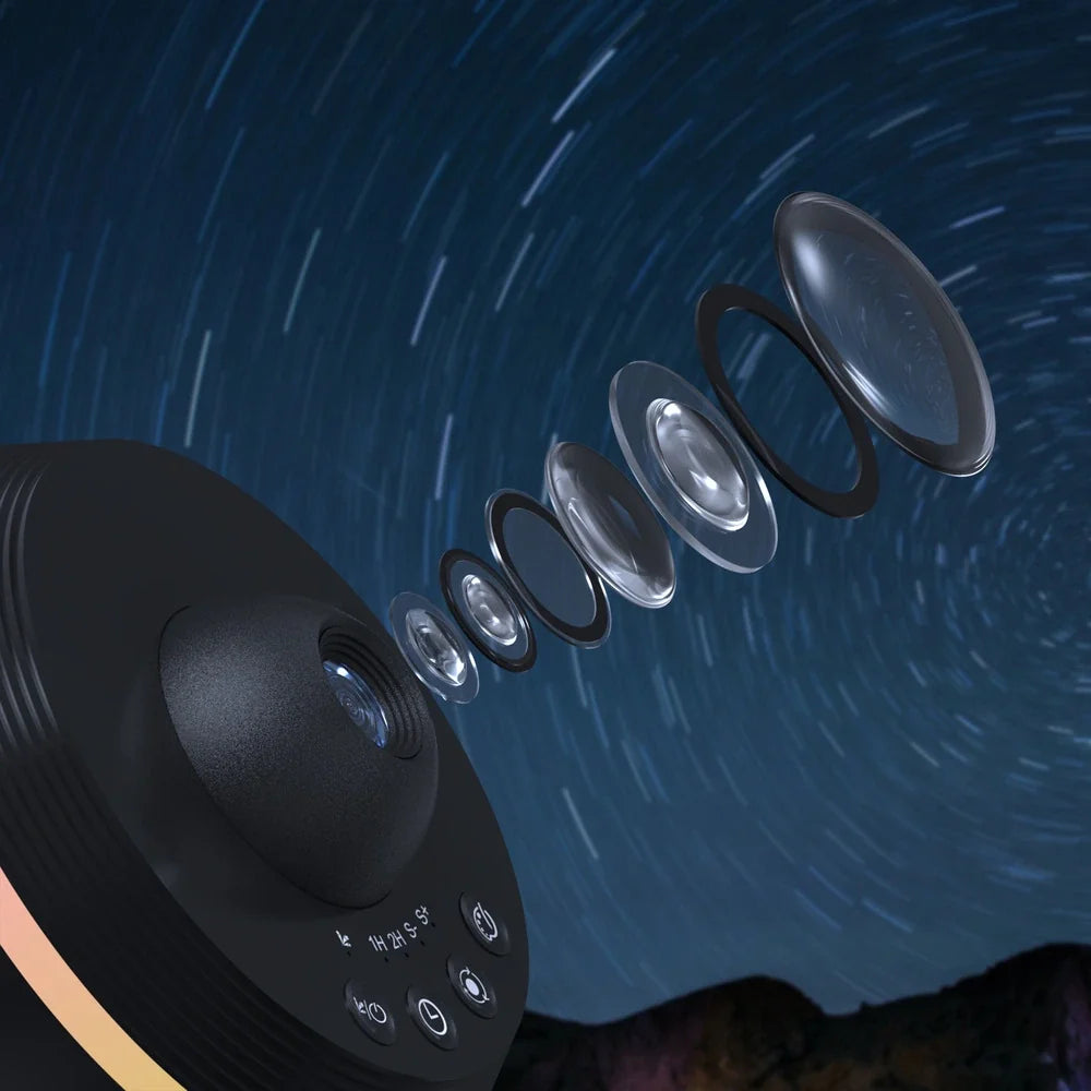 CosmiGlow™ Weltraum-Projektor | Magische Galaxien & Sterne für eine faszinierende Atmosphäre