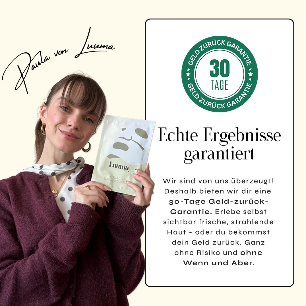 50% Rabatt | Kollagen Glow Maske™ | Straffere & frischere Haut schon nach der ersten Anwendung!