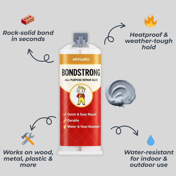 1+1 GRATIS | BondMax™ Hochleistungskleber | Extra starker Kleber für Holz, Metall & Kunststoff