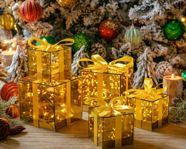 GiftLight™ – Stilvolle LED-Glaslichtdekoration für ein magisches Ambiente