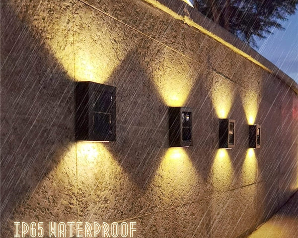 SolarWand™ - Luxuriöse LED-Solar-Wandleuchte