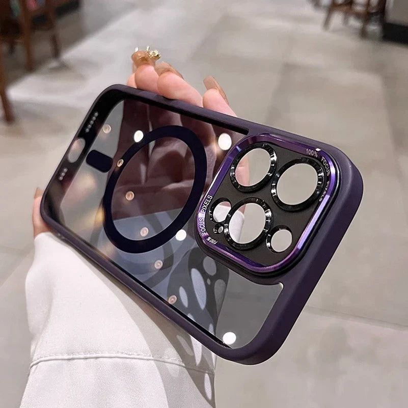 TinSafe™ | Getönte stoßfeste magnetische iPhone-Hülle