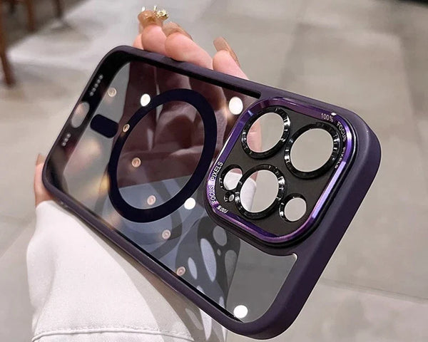 TinSafe™ | Getönte stoßfeste magnetische iPhone-Hülle