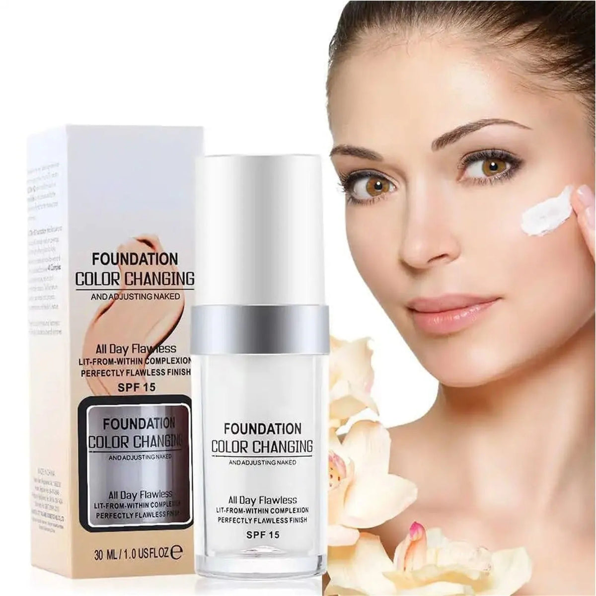1+1 Gratis | ConcealerX™ | Farbwechselnde Foundation für makellose Haut