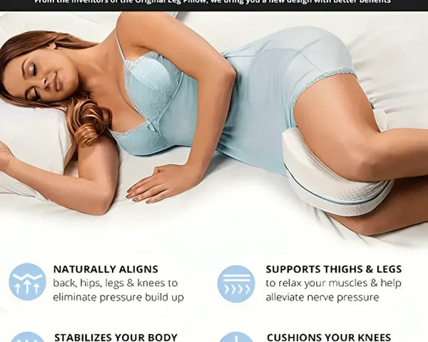 SchlafUnterstützung™ Orthopädisches Beinkissen