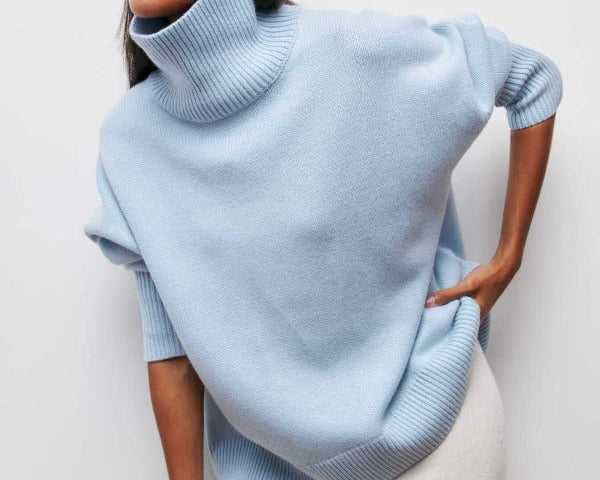 Vida™ Rollkragenpullover in Übergröße