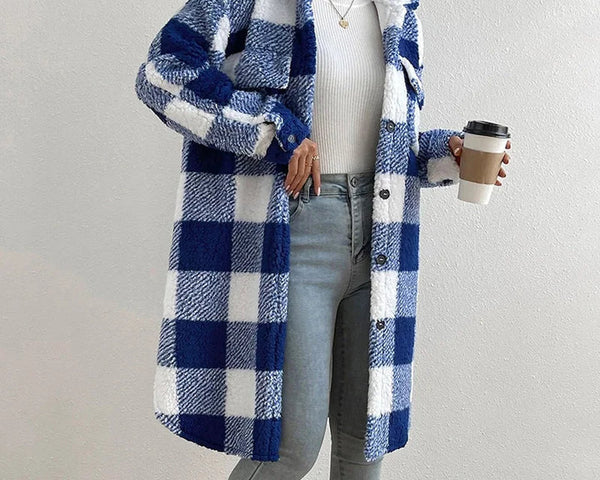 Giovana™ | Karojacke mit Polarfleece