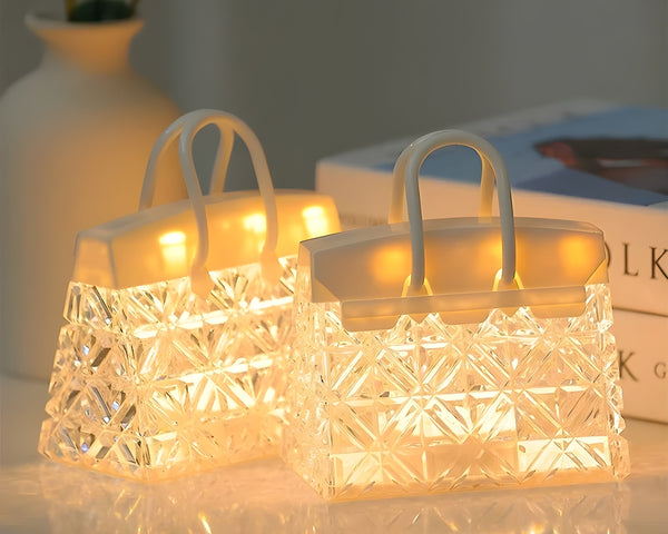LumiBag – Stilvolle Handtaschenlampe für gemütliche Nächte