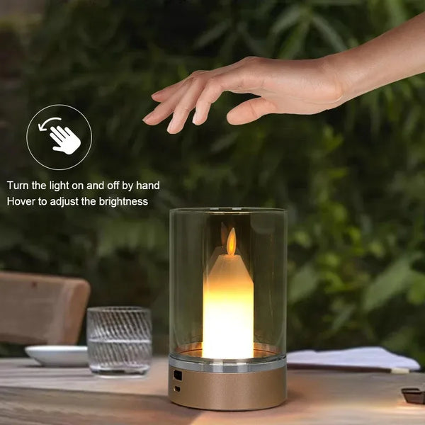 LumeMystic - Smart Sensor Hover LED flammenlose Kerzenlampe