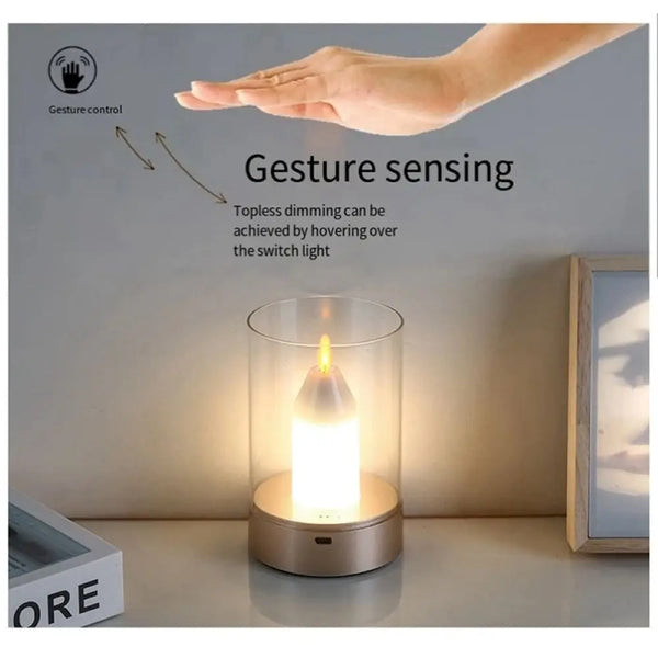 LumeMystic - Smart Sensor Hover LED flammenlose Kerzenlampe
