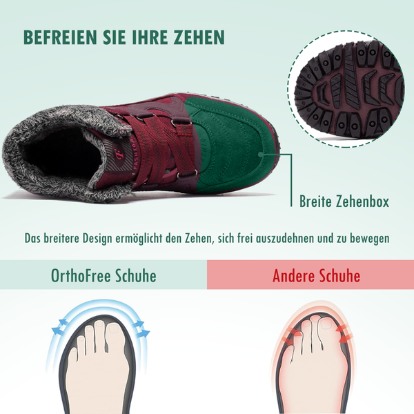 ComfyStep™ - Perfekte Winterstiefel für Komfort, Halt und Gesundheit.