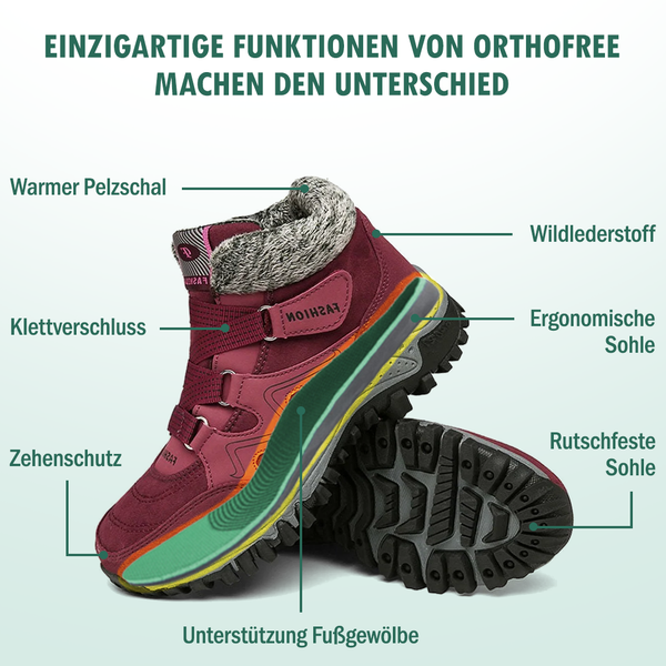 ComfyStep™ - Perfekte Winterstiefel für Komfort, Halt und Gesundheit.