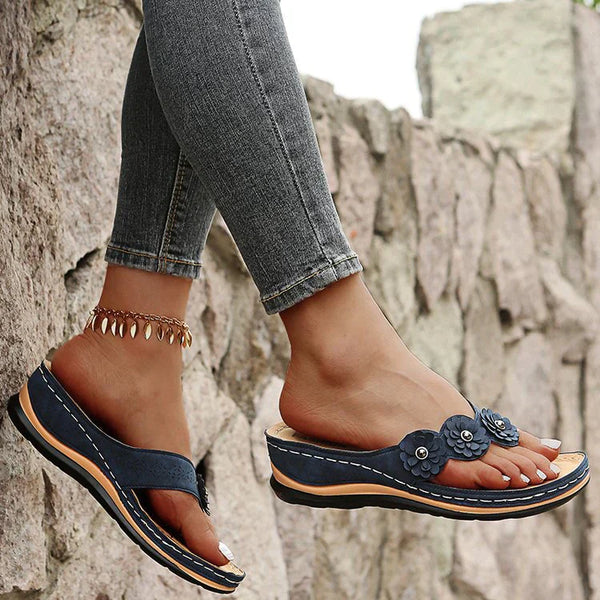 Lena Luxe™ | Bequeme orthopädische Sandalen