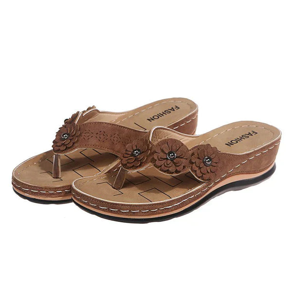 Lena Luxe™ | Bequeme orthopädische Sandalen