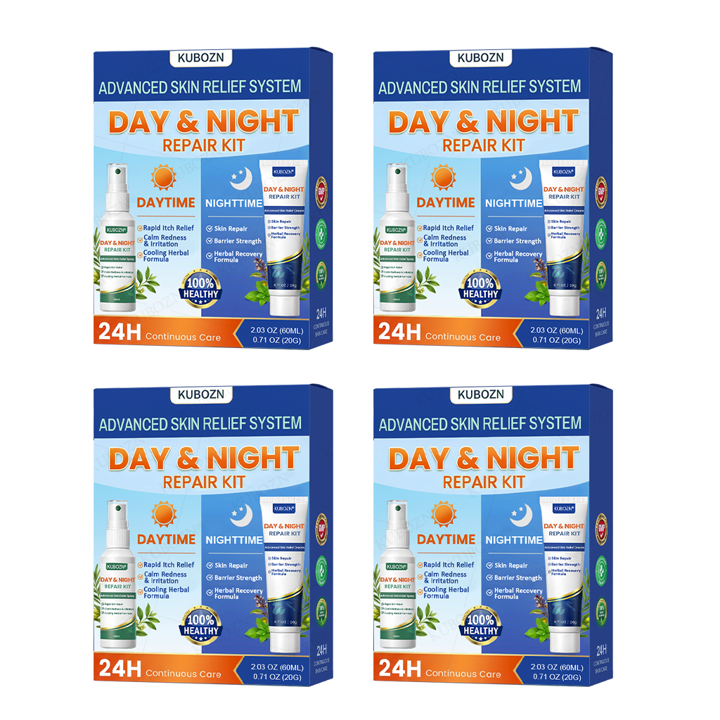 Psoriasis Tag- & Nacht-Reparatursystem | 24h Hautpflege-Duo
