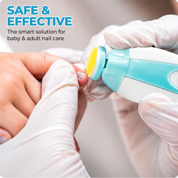 Nuvella™ 5-in-1 Elektrischer Baby-Nageltrimmer | Sanfte & sichere Nagelpflege