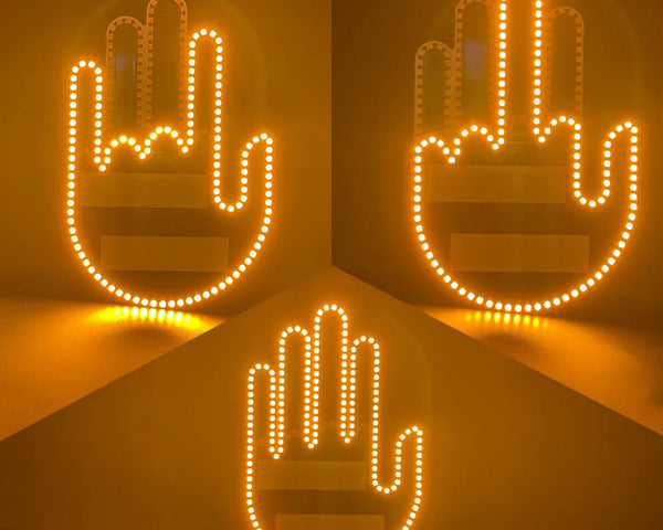 FUNGESTURE: Die LED-Handgesten-Anzeige mit Fernbedienung
